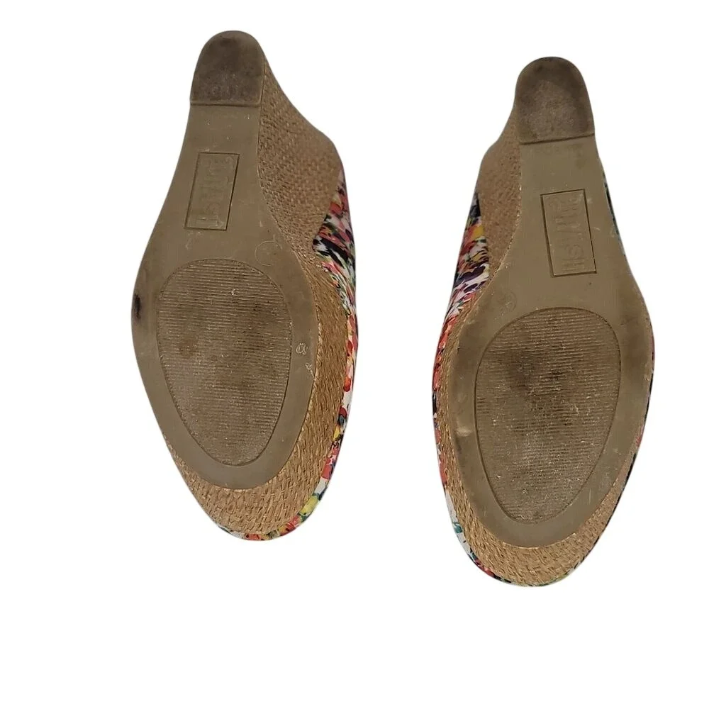 Brash Summer Wildflower Platform Closed Toe‎ Shoes